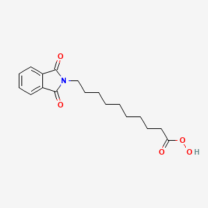 molecular formula C18H23NO5 B14261708 10-(1,3-Dioxo-1,3-dihydro-2H-isoindol-2-yl)decaneperoxoic acid CAS No. 224645-20-9