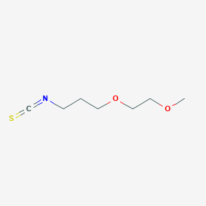 molecular formula C7H13NO2S B14261721 1-Isothiocyanato-3-(2-methoxyethoxy)propane CAS No. 211124-34-4