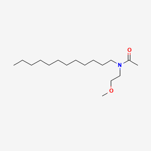 molecular formula C17H35NO2 B14261735 N-Dodecyl-N-(2-methoxyethyl)acetamide CAS No. 157843-51-1