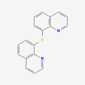 molecular formula C18H12N2S B14261748 8,8'-Sulfanediyldiquinoline CAS No. 139257-47-9