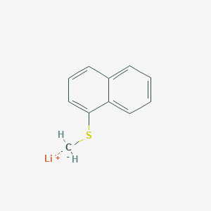 molecular formula C11H9LiS B14261762 Lithium [(naphthalen-1-yl)sulfanyl]methanide CAS No. 184877-52-9