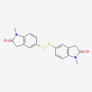 5,5'-Disulfanediylbis(1-methyl-1,3-dihydro-2H-indol-2-one)