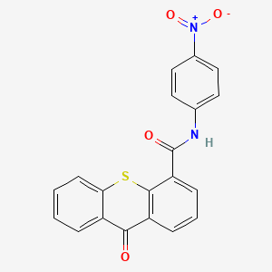 N-(4-Nitrophenyl)-9-oxo-9H-thioxanthene-4-carboxamide