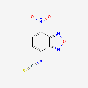 molecular formula C7H2N4O3S B14261821 2,1,3-Benzoxadiazole, 4-isothiocyanato-7-nitro- CAS No. 141651-60-7