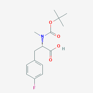 N-(tert-Butoxycarbonyl)-4-fluoro-N-methyl-L-phenylalanine