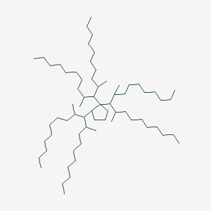 1,1,2-Tris(9,11-dimethylnonadecan-10-YL)cyclopentane