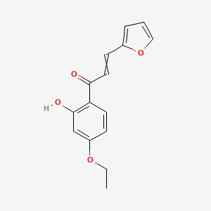 1-(4-Ethoxy-2-hydroxyphenyl)-3-(furan-2-yl)prop-2-en-1-one