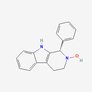 molecular formula C17H16N2O B14261861 (1S)-1-Phenyl-1,3,4,9-tetrahydro-2H-beta-carbolin-2-ol CAS No. 178326-72-2