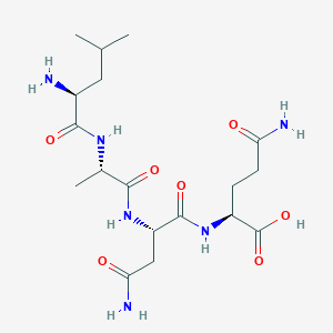 molecular formula C18H32N6O7 B14261870 L-Leucyl-L-alanyl-L-asparaginyl-L-glutamine CAS No. 223648-18-8