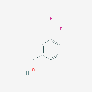 B1426188 Benzenemethanol, 3-(1,1-difluoroethyl)- CAS No. 444921-50-0