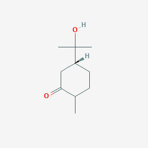 Cyclohexanone, 5-(1-hydroxy-1-methylethyl)-2-methyl-, (5R)-