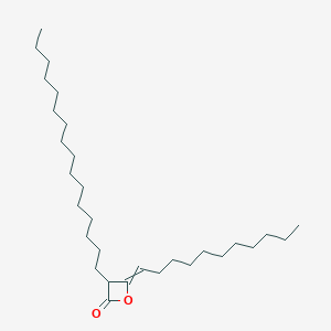 molecular formula C30H56O2 B14261890 3-Hexadecyl-4-undecylideneoxetan-2-one CAS No. 138538-30-4