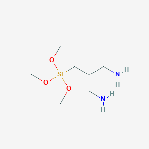 2-[(Trimethoxysilyl)methyl]propane-1,3-diamine