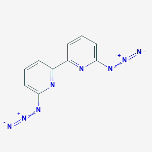 molecular formula C10H6N8 B14261922 6,6'-Diazido-2,2'-bipyridine CAS No. 141341-72-2