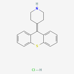 4-Thioxanthen-9-ylidenepiperidine;hydrochloride