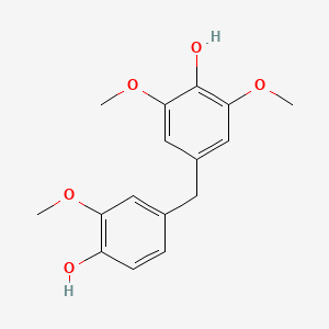 4-[(4-Hydroxy-3-methoxyphenyl)methyl]-2,6-dimethoxyphenol