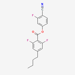 4-Cyano-3-fluorophenyl 4-butyl-2,6-difluorobenzoate