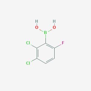 molecular formula C6H4BCl2FO2 B1426202 2,3-二氯-6-氟苯硼酸 CAS No. 1451393-17-1