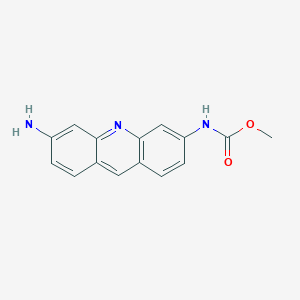 molecular formula C15H13N3O2 B14262032 Methyl (6-aminoacridin-3-yl)carbamate CAS No. 170302-05-3