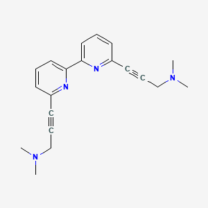 2-Propyn-1-amine, 3,3'-[2,2'-bipyridine]-6,6'-diylbis[N,N-dimethyl-