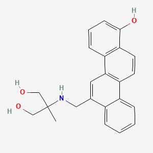 2-{[(1-Hydroxychrysen-6-YL)methyl]amino}-2-methylpropane-1,3-diol