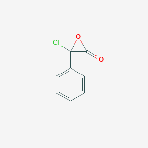 molecular formula C8H5ClO2 B14262080 3-Chloro-3-phenyloxiran-2-one CAS No. 138061-24-2