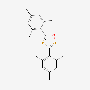 molecular formula C20H22OP2 B14262097 3,5-Dimesityl-1,2,4-oxadiphosphole CAS No. 224293-80-5