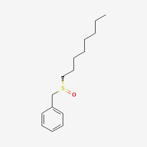 {[(S)-Octane-1-sulfinyl]methyl}benzene