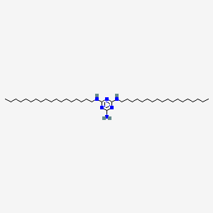 N~2~,N~4~-Dioctadecyl-1,3,5-triazine-2,4,6-triamine