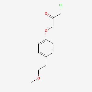 1-Chloro-3-[4-(2-methoxyethyl)phenoxy]propan-2-one