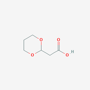 molecular formula C6H10O4 B1426212 2-(1,3-Dioxan-2-yl)acetic acid CAS No. 854841-27-3