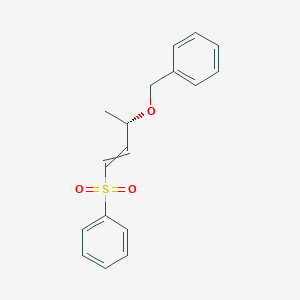 molecular formula C17H18O3S B14262121 ({[(2S)-4-(Benzenesulfonyl)but-3-en-2-yl]oxy}methyl)benzene CAS No. 168431-27-4