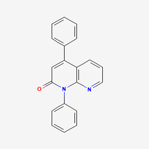 molecular formula C20H14N2O B14262156 1,8-Naphthyridin-2(1H)-one, 1,4-diphenyl- CAS No. 178547-85-8