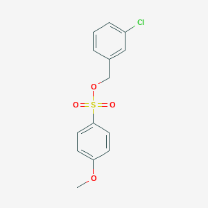 (3-Chlorophenyl)methyl 4-methoxybenzene-1-sulfonate