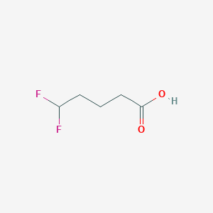 molecular formula C5H8F2O2 B1426219 5,5-二氟戊酸 CAS No. 1003604-43-0
