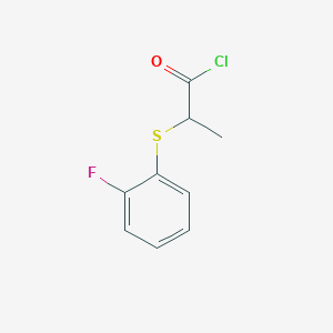 2-[(2-Fluorophenyl)sulfanyl]propanoyl chloride