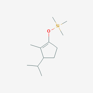 Silane, trimethyl[[2-methyl-3-(1-methylethyl)-1-cyclopenten-1-yl]oxy]-