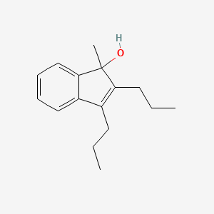 1H-Inden-1-ol, 1-methyl-2,3-dipropyl-