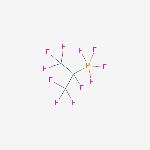 Tetrafluoro(1,1,1,2,3,3,3-heptafluoropropan-2-yl)-lambda~5~-phosphane