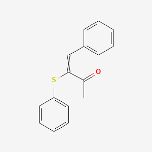 4-Phenyl-3-(phenylsulfanyl)but-3-en-2-one