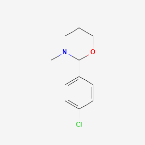 2-(4-Chlorophenyl)-3-methyl-1,3-oxazinane