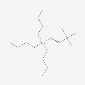 Tributyl(3,3-dimethylbut-1-EN-1-YL)stannane