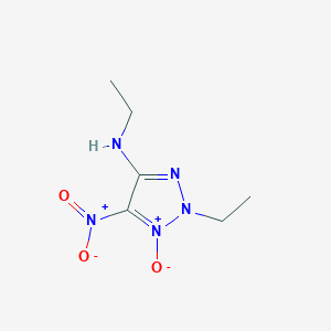 N,2-Diethyl-5-nitro-1-oxo-2H-1lambda~5~,2,3-triazol-4-amine