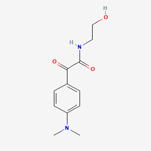 2-[4-(dimethylamino)phenyl]-N-(2-hydroxyethyl)-2-oxoacetamide