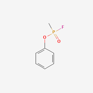 molecular formula C7H8FO2P B14262277 Phenyl methylphosphonofluoridate CAS No. 133826-40-1