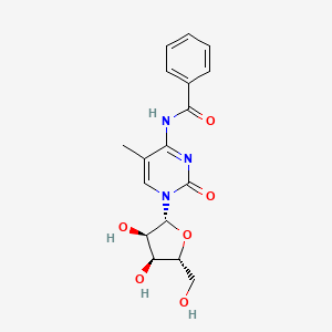 molecular formula C17H19N3O6 B1426229 N-苯甲酰-5-甲基胞苷 CAS No. 160107-15-3