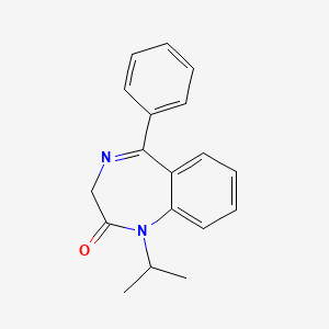 5-Phenyl-1-(propan-2-yl)-1,3-dihydro-2H-1,4-benzodiazepin-2-one