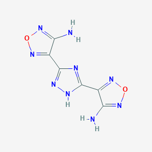 1,2,5-Oxadiazol-3-amine, 4,4'-(1H-1,2,4-triazole-3,5-diyl)bis-