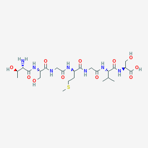 L-Serine, L-threonyl-L-serylglycyl-L-methionylglycyl-L-valyl-