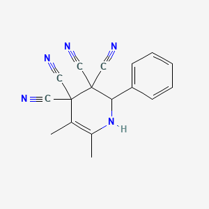 5,6-Dimethyl-2-phenyl-1,2-dihydropyridine-3,3,4,4-tetracarbonitrile